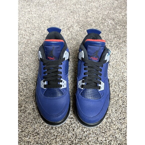 Nike Air Jordan 4 Winter Loyal Blue Size 4 Youth (Size 5.5 Women's) - Picture 5 of 11